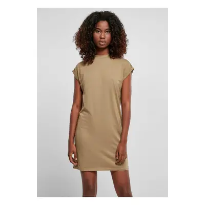 Women's dress Turtle Extended Shoulder khaki