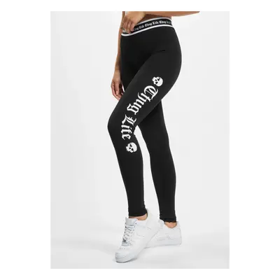 Women's Thug Life Dessa Leggings - Black/White