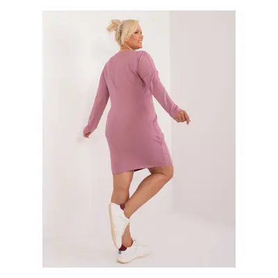 Dusty Pink Plus Size Sports Dress