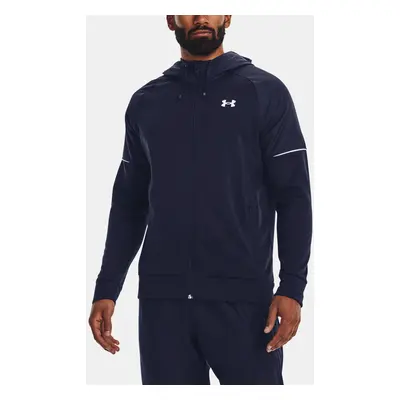 Under Armour Sweatshirt UA AF Storm FZ Hoodie-NVY - Mens