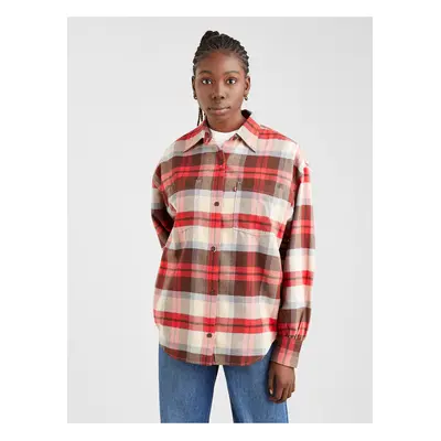 Levi&#39;s Cream-Red Women&#39;s Plaid Shirt Levi&#39;s® Remi Utility - Women