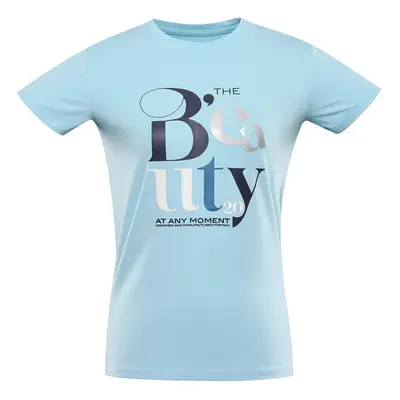 Women's T-shirt nax NAX NERGA crystal blue