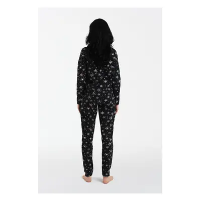 Women's pyjamas Laponia, long sleeves, long legs - print