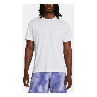 Under Armour T-shirt UA LAUNCH SHORTSLEEVE-WHT - Men