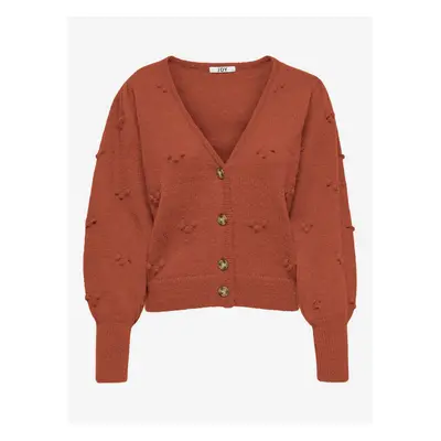 Brick women's cardigan JDY Sigrid - Women