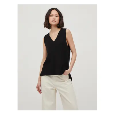 Black sweater vest VILA Ril - Women