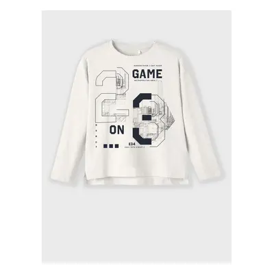 White Long Sleeve T-Shirt name it Vob - Boys