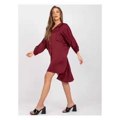 Dress-DHJ-SK-13938-1.63P-burgundy