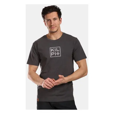 Men's cotton T-shirt Kilpi VIBE-M Dark grey