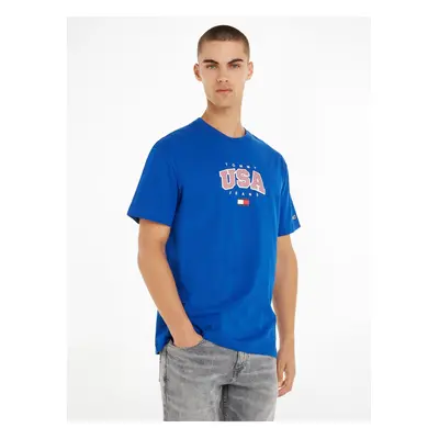 Blue Men's T-Shirt Tommy Jeans Modern Sport - Men