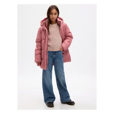 GAP Kids Quilted Jacket Hooded - Girls