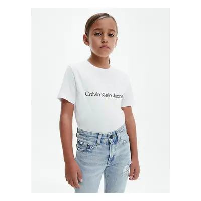 White girls' T-shirt Calvin Klein Jeans - Girls