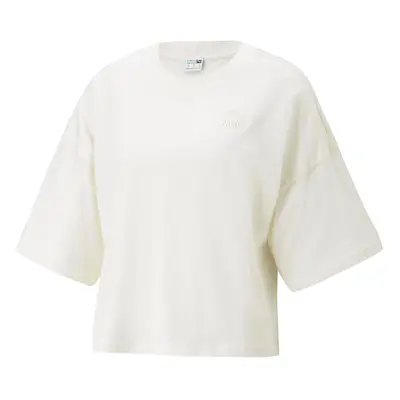 Cream Women's Oversize T-Shirt Puma - Women