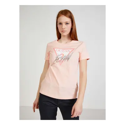 Apricot Women's T-Shirt Guess - Women