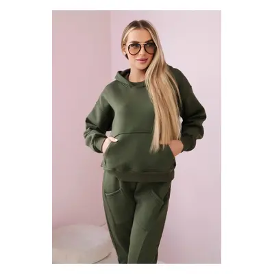 Women's Fashion Tracksuit - Khaki