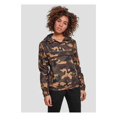 Women's Camo Pull Over Woodcamo Jacket