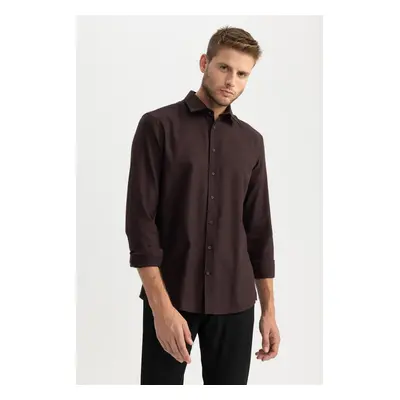 DEFACTO Modern Fit Flannel Long Sleeve Shirt