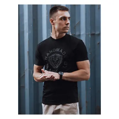 Men's T-shirt with black Dstreet print