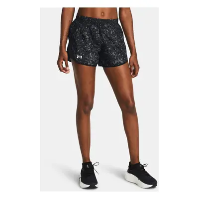 Under Armour Shorts UA Fly By 3'' Printed Shorts-BLK - Women