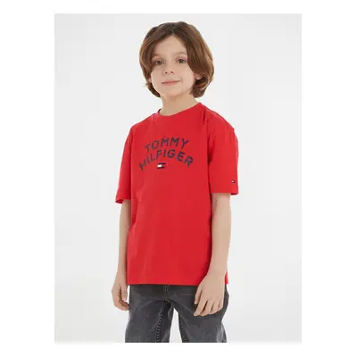 Red boys' T-shirt Tommy Hilfiger - Boys