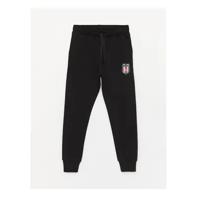 LC Waikiki Boys' Elastic Waist Beşiktaş Printed Jogger Sweatpants