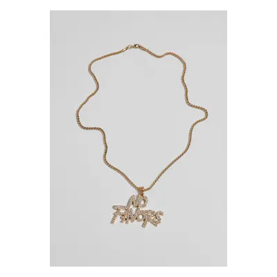 No Favor necklace - gold color