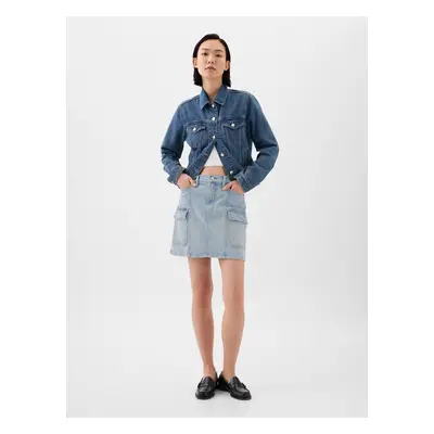 GAP Denim Cargo Mini Skirt - Women's