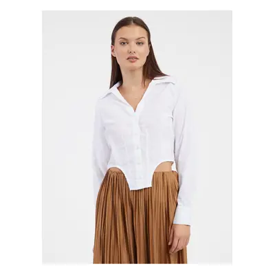 White Ladies Shirt with Corset ONLY Agla - Women