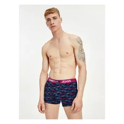 Dark Blue Men's Patterned Boxers Tommy Hilfiger Underwear - Men's