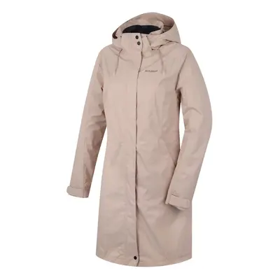 Women's hardshell coat HUSKY Nut beige