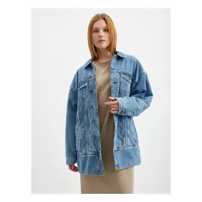 Blue Oversize Denim Jacket ONLY Raven - Women