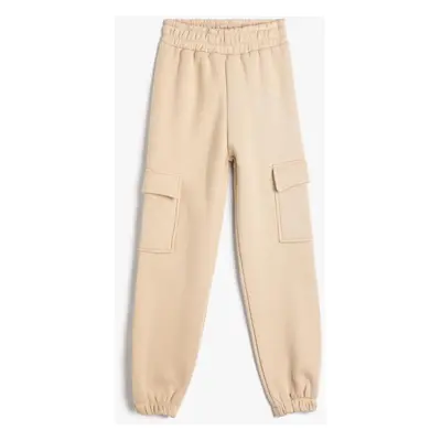 Koton Girls Beige Sweatpants