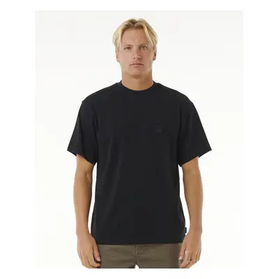 Rip Curl SEARCH EMBROIDERY TEE Black T-shirt