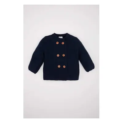 DEFACTO Baby Boy Long Sleeve Buttoned Knitted Cardigan