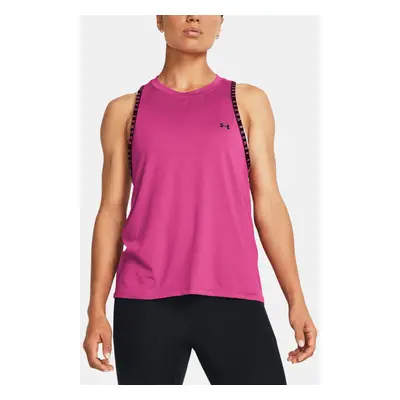 Under Armour Tank Top Knockout Novelty Tank-PNK - Women