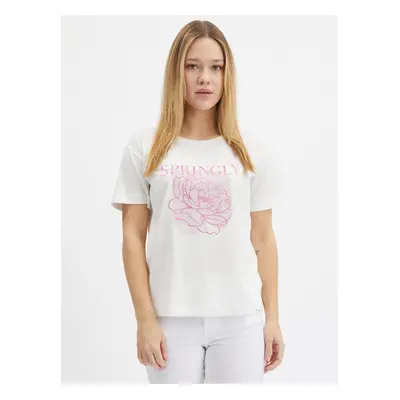 Orsay Cream Women's T-Shirt - Women