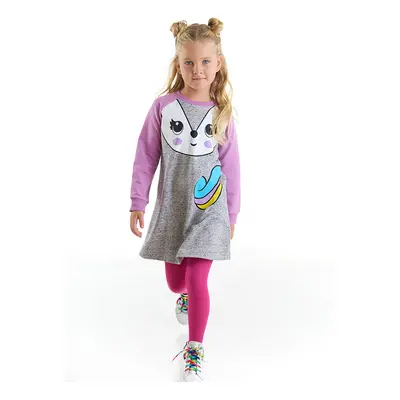 Denokids Unicorn Fox Girls' Dress