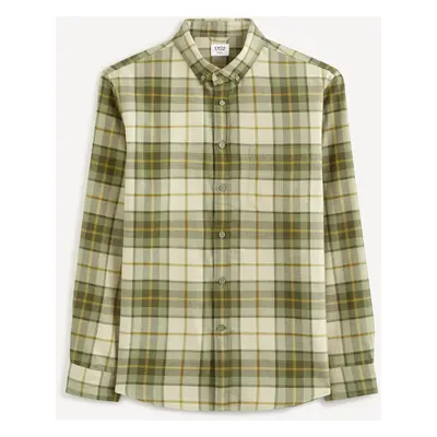 Celio Plaid Cotton Shirt - Men