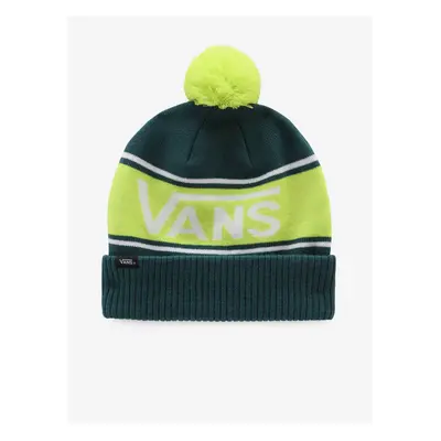 Green boys' patterned winter beanie with pompom VANS - Boys