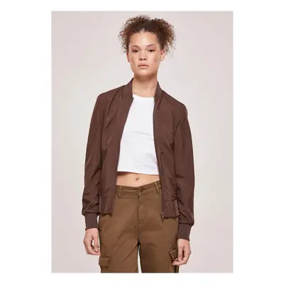 Women's Light Bomber Jacket Brown