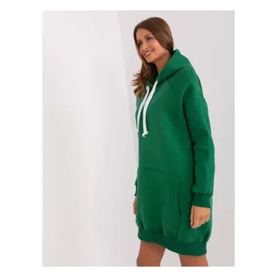 Dark Green Insulated Kangaroo Hoodie