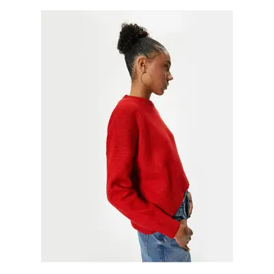 Koton Basic Knitwear Sweater Crew Neck Acrylic Blend Long Sleeve