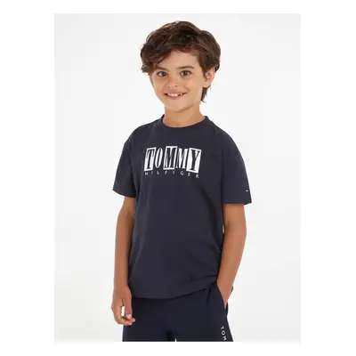 Dark blue boys T-shirt Tommy Hilfiger - Boys