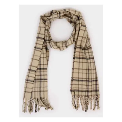 DEFACTO Men's Plaid Woven Scarf