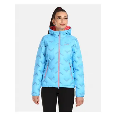 Women's down jacket Kilpi ALBERTA-W Blue