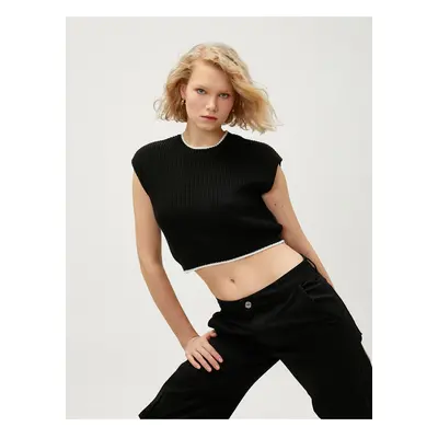 Koton Crop Jumper Crew nyak