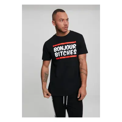 Black Bonjour T-shirt