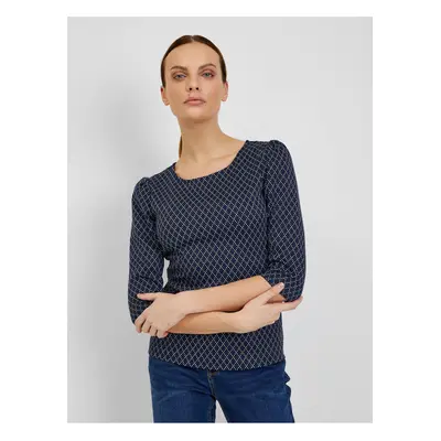 Orsay Dark blue Women Patterned T-Shirt - Women