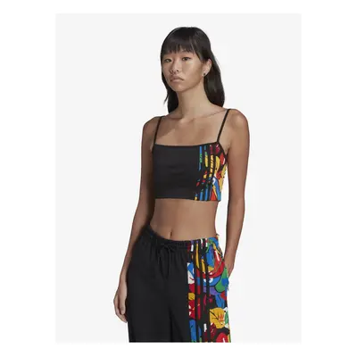 Black Womens Crop Top for hangers adidas Originals - Women