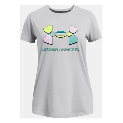 Under Armour Girls' T-shirt UA Colorblock BL SS - Girls